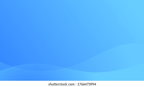 Blue abstract wavy lines background