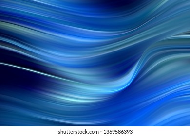 
Blue abstract wavy modern background