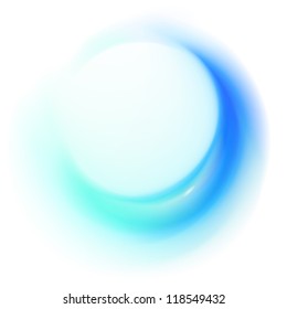 Blue abstract whirl