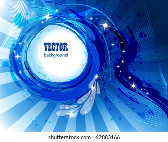 blauer abstrakter Weihnachtshintergrund
