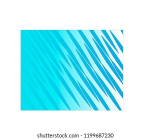blue abstraction on a turquoise background