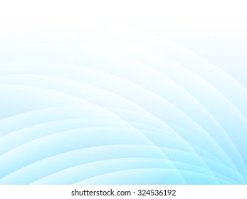 Blue abstraction smooth twist light lines vector background.