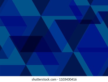 Blue Abtract Background. Vector Illustration.