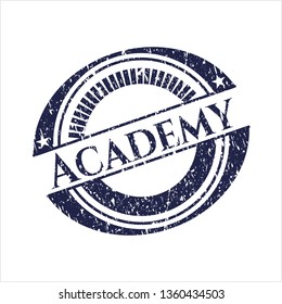 Blue Academy distress rubber texture