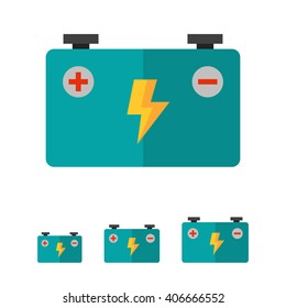 blue accumulator battery