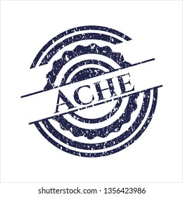 Blue Ache distress rubber texture