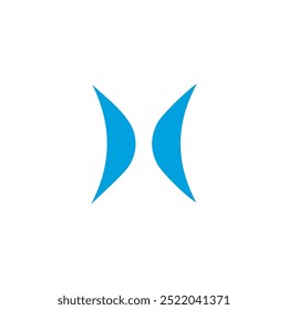 Logotipo acústico azul, icono, Ilustración vectorial