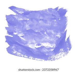 Blue acrylic paint spot. You can use it as a brush or as a background 