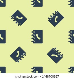 Blue Address book icon isolated seamless pattern on white background. Notebook, address, contact, directory, phone, telephone book icon.  Vector Illustration