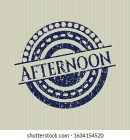 Blue Afternoon rubber grunge texture seal