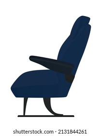 Blue  air seat. vector illustration