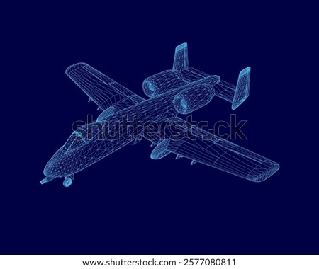 Similar – Image, Stock Photo Generated image airplane