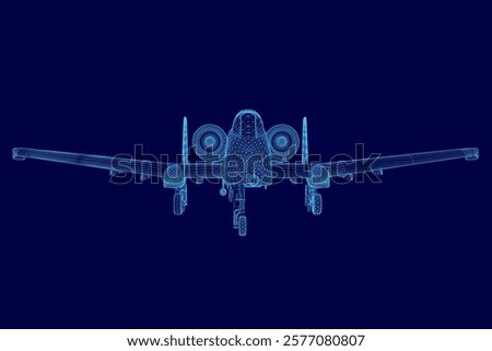 Image, Stock Photo Generated image airplane