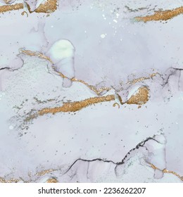 Blue Alcohol Ink Marble. Blue Abstract Background. Gold Water Color Repeat. Gold Wall Tile. Light Marble Watercolor. Lavender Alcohol Ink Watercolor. Wall Elegant Pattern. Luxury Abstract Repeat.