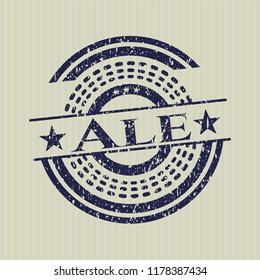 Blue Ale distress with rubber seal texture