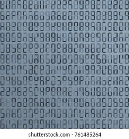 Blue alien, incomprehensible computer code. Abstract background. Hacker attack. Generated computer code concept