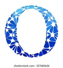 Blue Alphabet Cell Style, Creative Design Templates