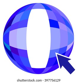 Blue Alphabet, Creative Design Templates