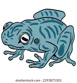 blue amazon forest frogs  ,good for graphic design resources, posters, banners, templates, prints, coloring books and more.