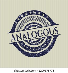 Blue Analogous distress rubber texture