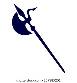 blue Ancient Weapon Tool Equipment. icon