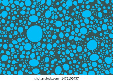 blue animal skin Seamless Pattern vector texture eps 10 illustration Leopard repeating background art