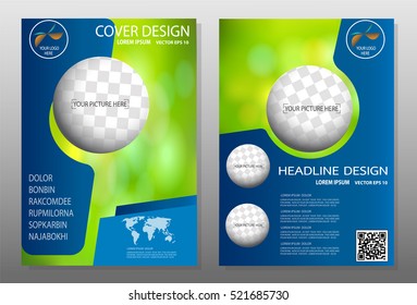 Blue annual report brochure,Modern flyer design template illustration vector, Leaflet cover presentation abstract background,Headline baackground, layout in A4 size