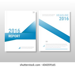 Blue annual report Leaflet Brochure Flyer template A4 size design, book cover layout design, Abstract yellow presentation templates