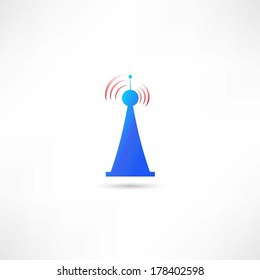 blue antenna