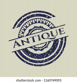 Blue Antique distress rubber seal