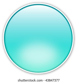 blue aqua button
