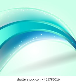 Blue Arc, Blue wave with stars