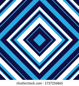 Blue Argyle diagonal striped seamless pattern background suitable for fashion textiles, graphics
