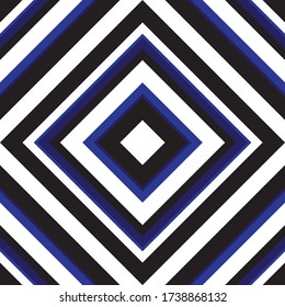 Blue Argyle diagonal striped seamless pattern background suitable for fashion textiles, graphics