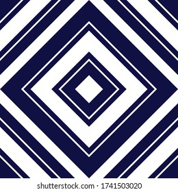 Blue Argyle diagonal striped seamless pattern background suitable for fashion textiles, graphics