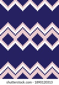 Estilo de argelia azul, forma de rombo fondo de patrón sin soldadura adecuado para la moda textil, ropa de cama, gráficos