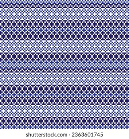 Blue Argyle Fair isle diseño de patrones sin fisuras para ropa de cama, textiles de moda, gráficos