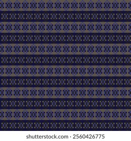 Blue Argyle fair isle seamless pattern design for knitwear, fashion textile, graphics