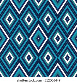 Blue Argyle Seamless Pattern. Great for Christmas projects, wrapping paper, backgrounds or printed on fabric or textile.