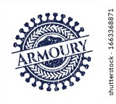 Blue Armoury distress rubber grunge texture stamp