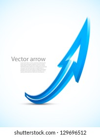Blue arrow