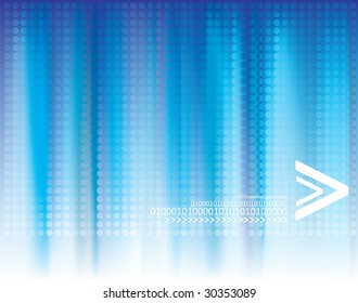 blue arrow abstract vivid