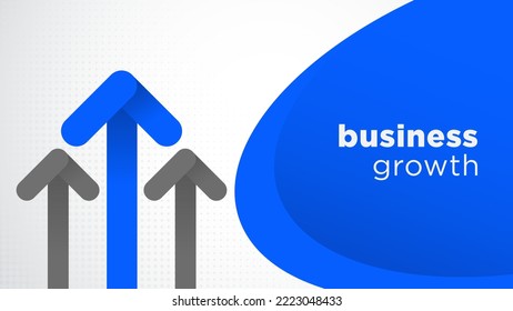 flecha azul, crecimiento, movimiento hacia adelante, concepto de dirección