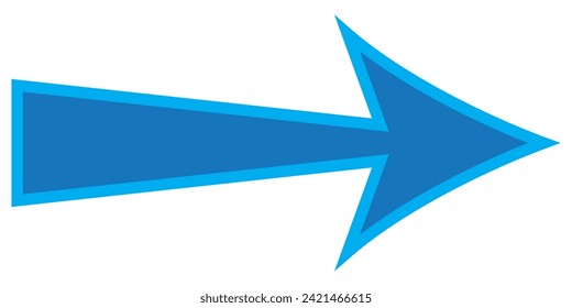blue arrow ,Icon blue arrow direction on a white background.Blue arrow icon, Blue colour arrow indicator,7891