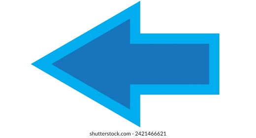 blue arrow ,Icon blue arrow direction on a white background.Blue arrow icon, Blue colour arrow indicator,7891