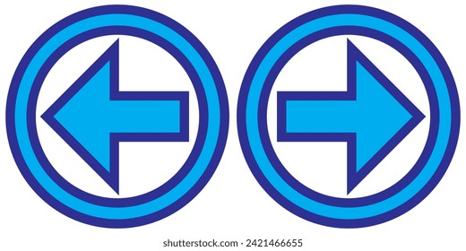 flecha azul ,flecha azul icono dirección en un fondo blanco.Icono de flecha azul, indicador de flecha color azul,7891