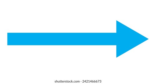 flecha azul ,flecha azul icono dirección en un fondo blanco.Icono de flecha azul, indicador de flecha color azul,7891
