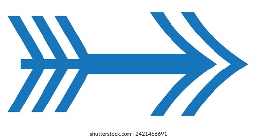blue arrow ,Icon blue arrow direction on a white background.Blue arrow icon, Blue colour arrow indicator,7891