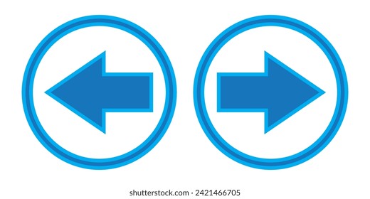 blue arrow ,Icon blue arrow direction on a white background.Blue arrow icon, Blue colour arrow indicator,7891