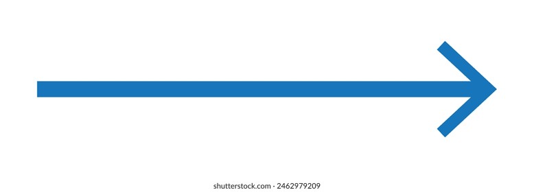 blue arrow icon on white background arrow icon for your web site design, logo, app, UI. arrow indicated the direction symbol. curved arrow sign, design eps